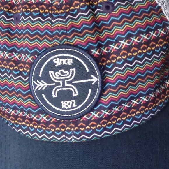 Get Your Hooey Mesh Cap Equipment Apparel White Navy Adjustable Back - Picture 7 of 7